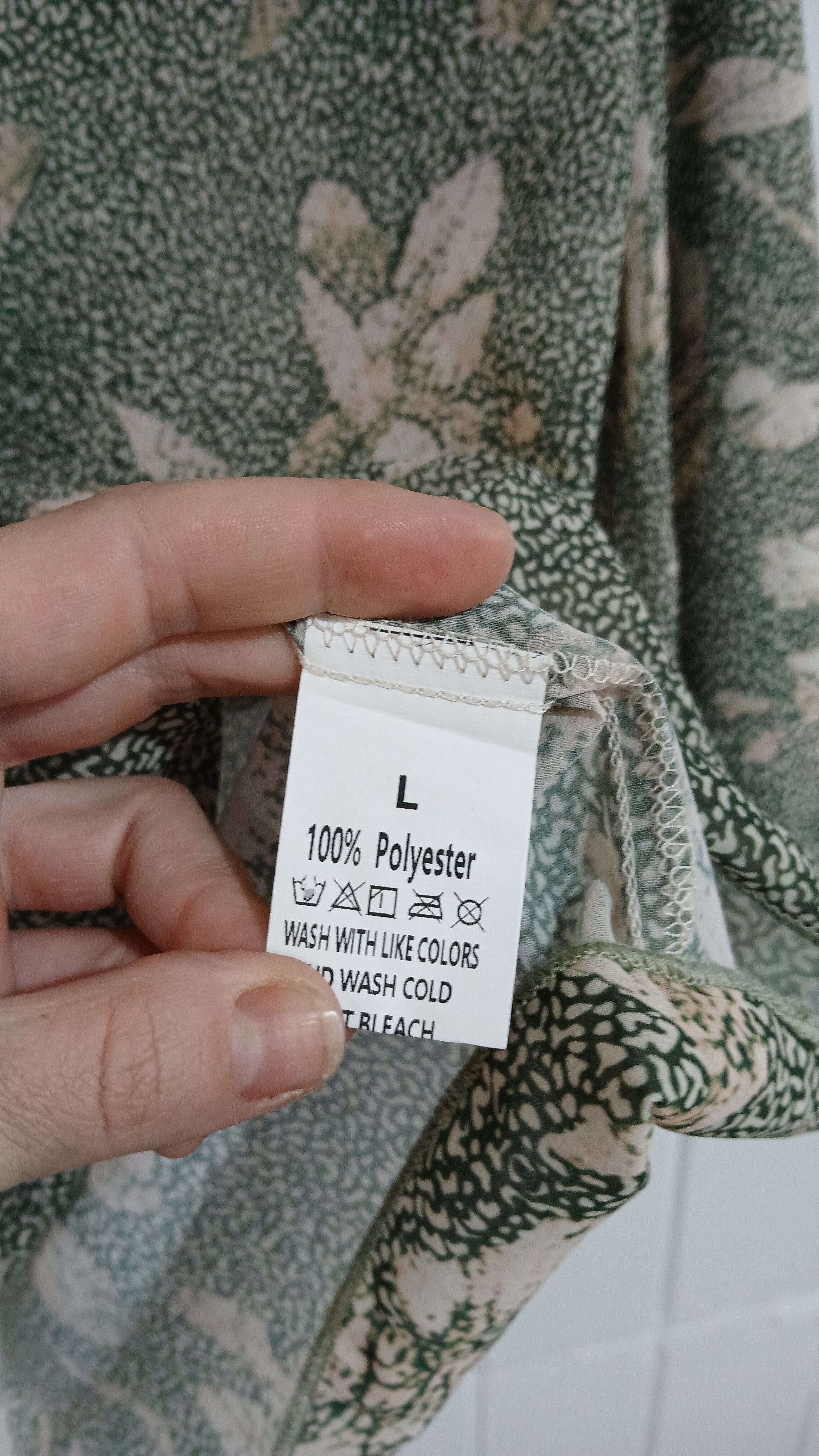 Image of (L) Shein | Patterned Blouse