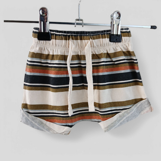 (0000) Baby Berry | Retro Striped Shorts