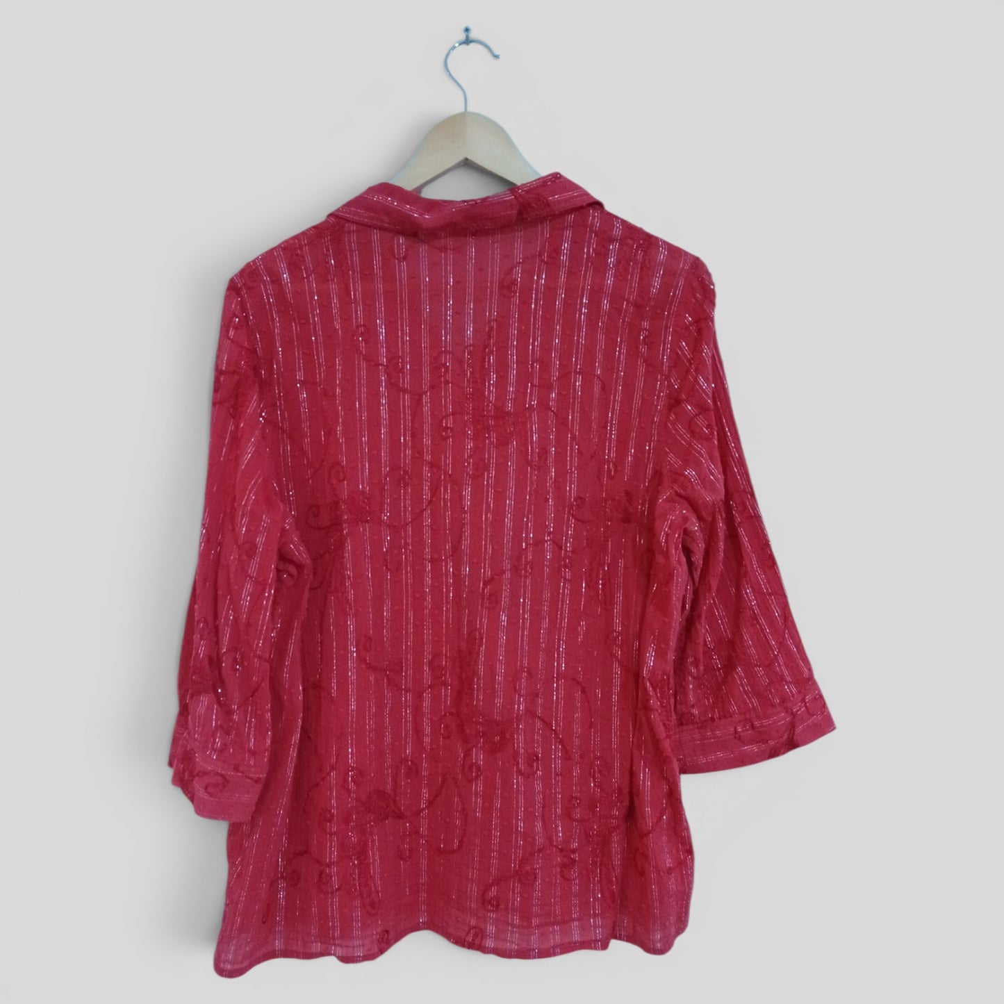 (16) Millers | Red Striped Blouse