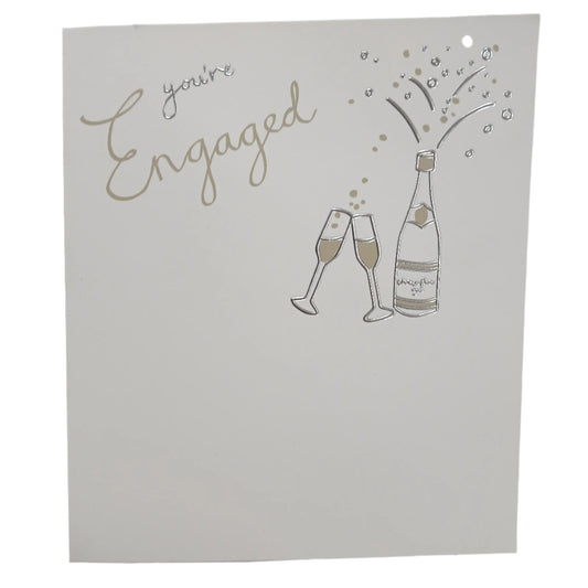 Engagement Card | Champagne