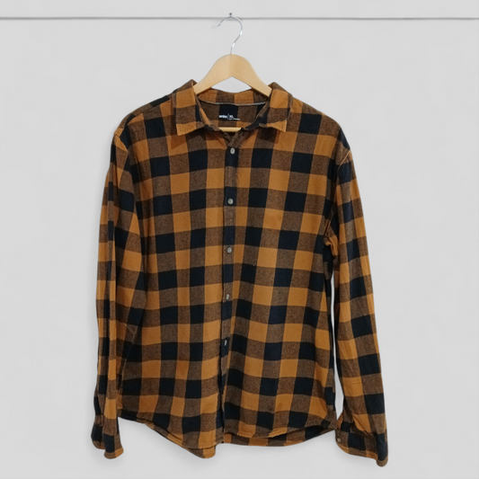 (XL) Anko | Brown Flannellette Shirt