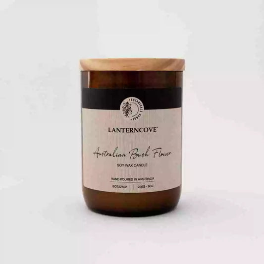 Australian Bush Flower | Botanicals 8oz Soy Wax Candle | Lanterncove