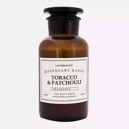 Tobacco & Patchouli | Dispensary 14.5oz | Lanterncove