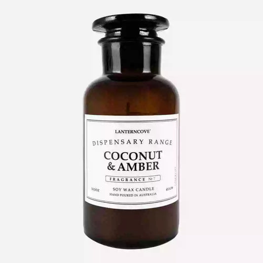 Coconut & Amber | Dispensary 14.5oz | Lanterncove